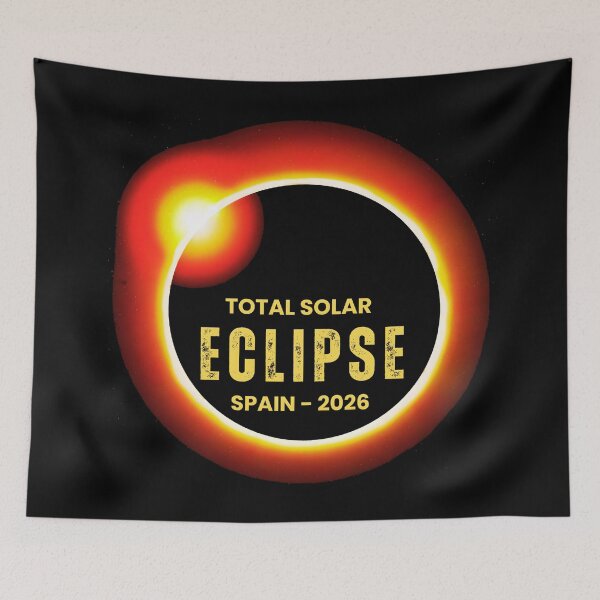 Item preview, Spain Solar Eclipse 2026 – Total Eclipse Astronomy Travel Design designed and sold by Teetreasure2.