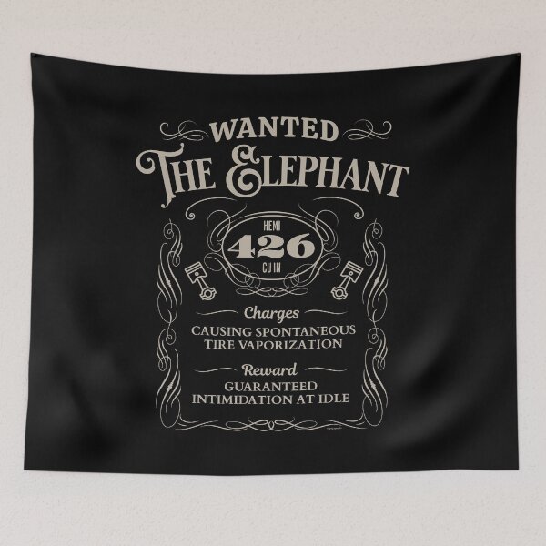 Item preview, The Elephant - 426 HEMI Wanted Art designed and sold by Automotive Art by Greg.