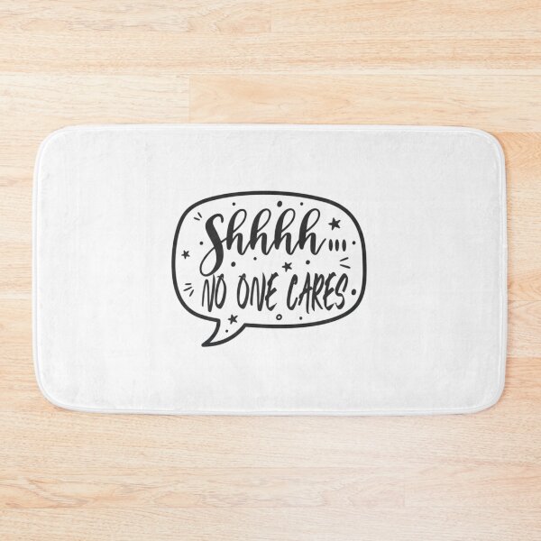 Item preview, Shhhh... NO ONE CARES Art Print designed and sold by Meryem Mamouni.