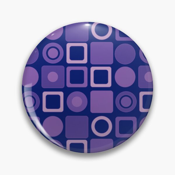 Item preview, Retro geometric pattern solid purple  designed and sold by fuzzyfox.