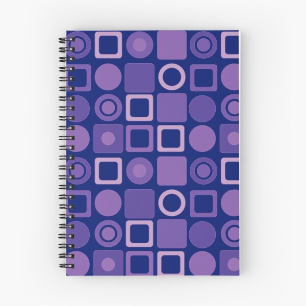 Item preview, Retro geometric pattern solid purple  designed and sold by fuzzyfox.