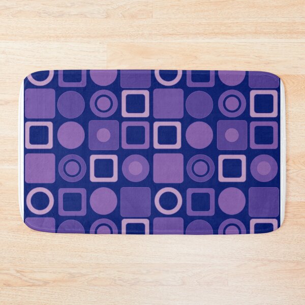 Item preview, Retro geometric pattern solid purple  designed and sold by fuzzyfox.