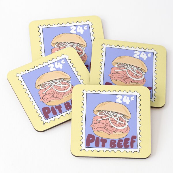 Item preview, Baltimore Pit Beef Stamp designed and sold by Elizabeth Weglein.