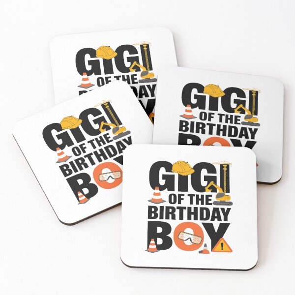 Item preview, Gigi of the Birthday Construction Worker Boy Crew Bday Party  designed and sold by PowAcademy.