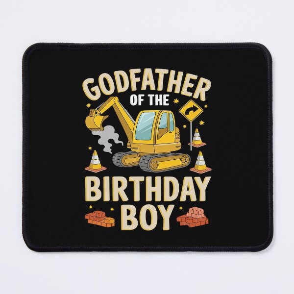Item preview, Godfather of the Birthday Boy Construction Worker Bday Party  designed and sold by MythWoot.