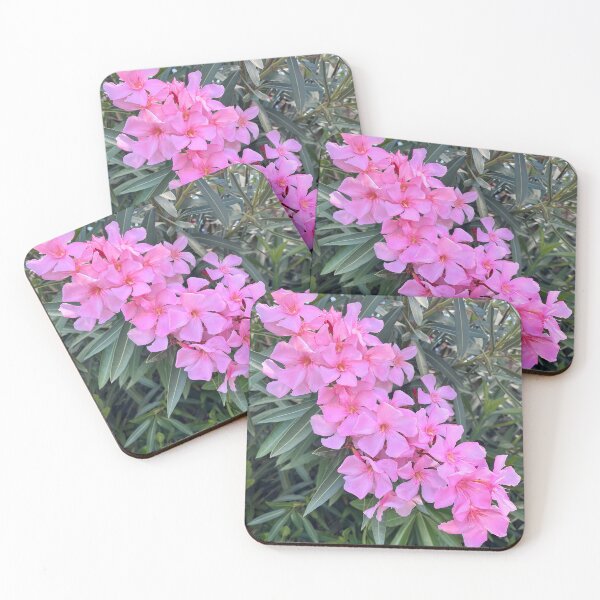 Item preview, Pink Oleander Flowers Botanical Print designed and sold by Be Captured by Brittany Emma.