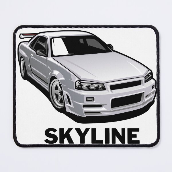 Item preview, Nissan skyline in white designed and sold by Attydesigns.