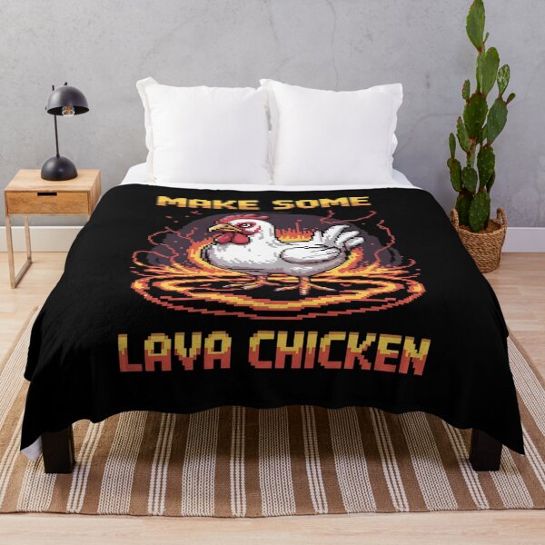 Item preview, Make some Lava Chicken Pixel Art Gamer Boys Kids4  designed and sold by CombatTask.