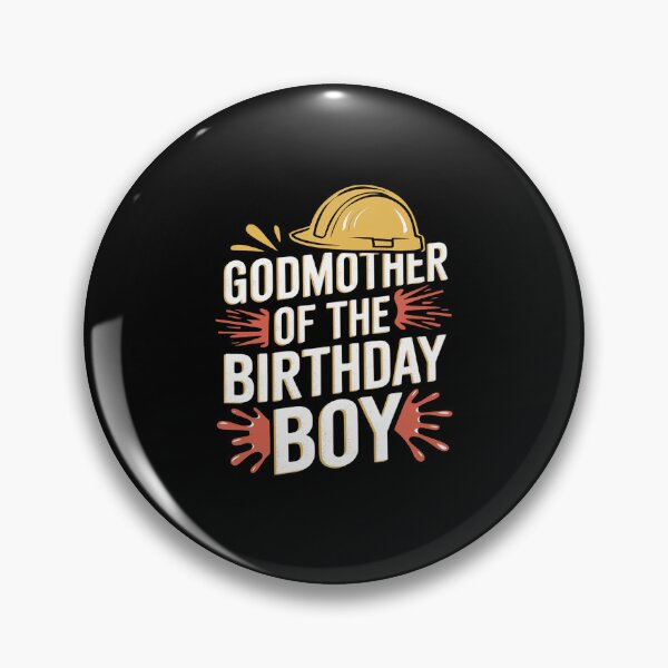 Item preview, Godmother of the Birthday Boy Construction Birthday Party designed and sold by MythWoot.