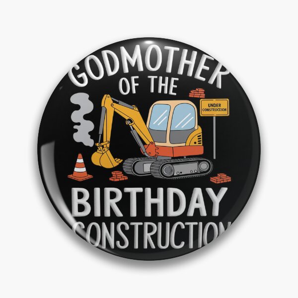 Item preview, Godmother of the Birthday Boy Construction Worker Bday Party  designed and sold by PowAcademy.
