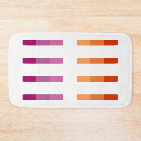 Item preview, Lesbian Pride Flag Bar Stickers Gay Sapphic Women designed and sold by TackyTime.
