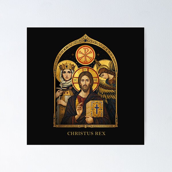 Item preview, Christus Rex · The King Enthroned designed and sold by Sanctum Icons.