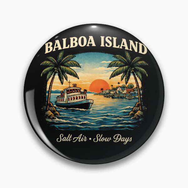Aperçu de l'œuvre T-shirt de l'île Balboa créée et vendue par natzeroART.