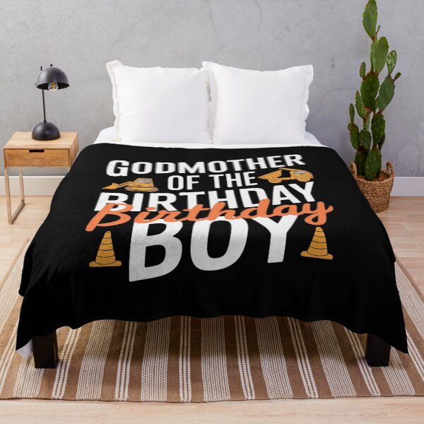 Item preview, Godmother Of The Birthday Boy Construction Worker Birthday designed and sold by MythWoot.