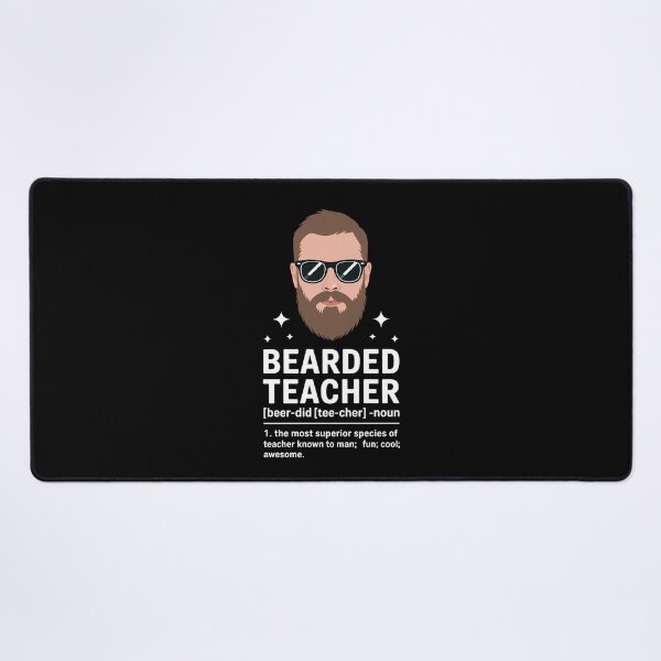 Item preview, Funny Beard Teacher Appreciation designed and sold by SyncSusscess.