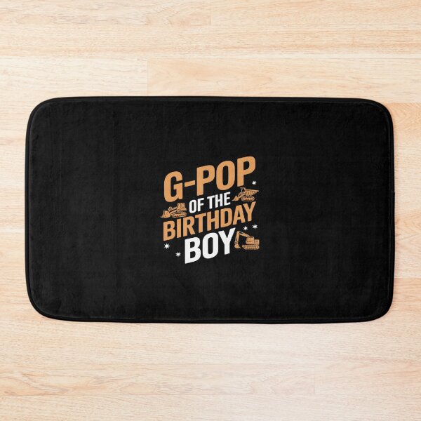 Item preview, G-Pop of the Birthday Boy Construction Worker Bday Party  designed and sold by SyntaxClaw.