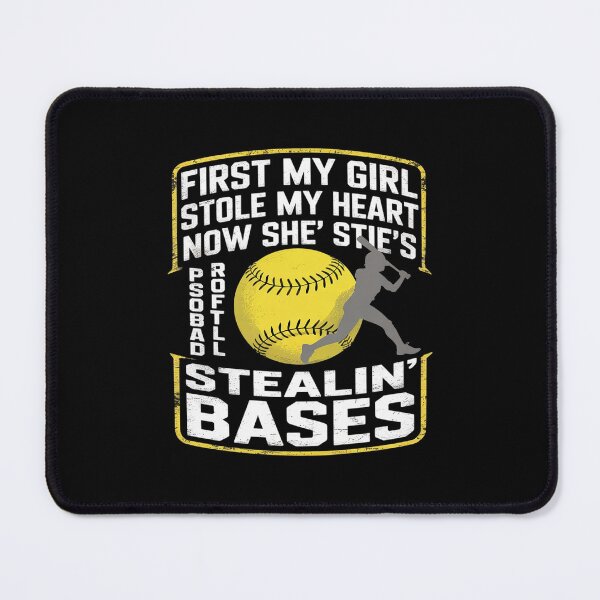 Item preview, Proud Softball Dad - Girl Stole My Heart  designed and sold by CombatTask.