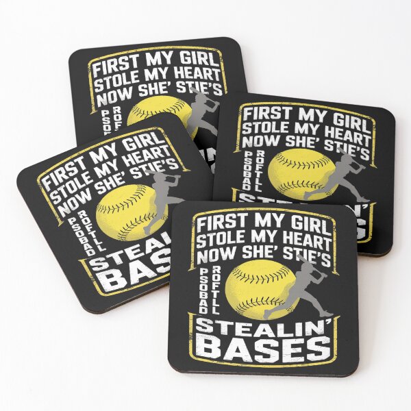 Item preview, Proud Softball Dad - Girl Stole My Heart  designed and sold by CombatTask.