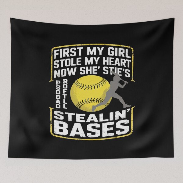 Item preview, Proud Softball Dad - Girl Stole My Heart  designed and sold by CombatTask.