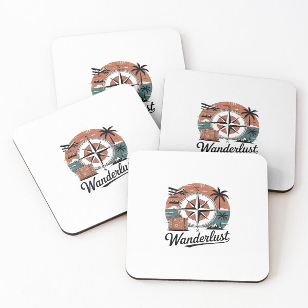 Item preview, Wanderlust - Minimal Travel Typography Design designed and sold by rafmv.