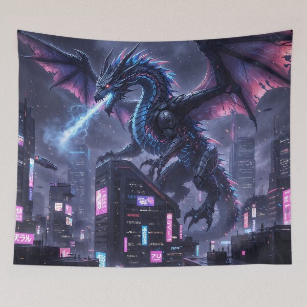 Item preview, Cyber Dragon: Neon Fury & City Overlord designed and sold by KYOFRAME.