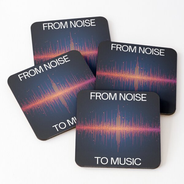 Item preview, From Noise to Music - Sound Wave Minimal Design designed and sold by rafmv.