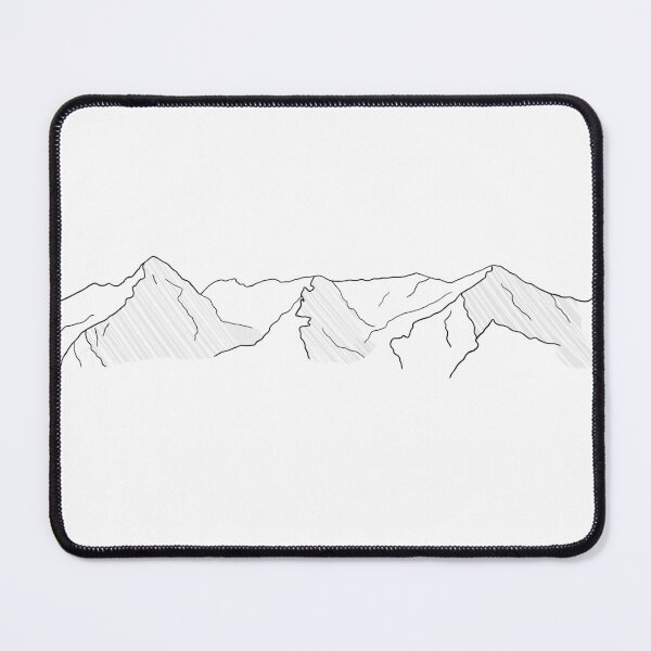 Item preview, Mount Elbert Minimal Line Art – Colorado Mountain Drawing designed and sold by Miner12055.