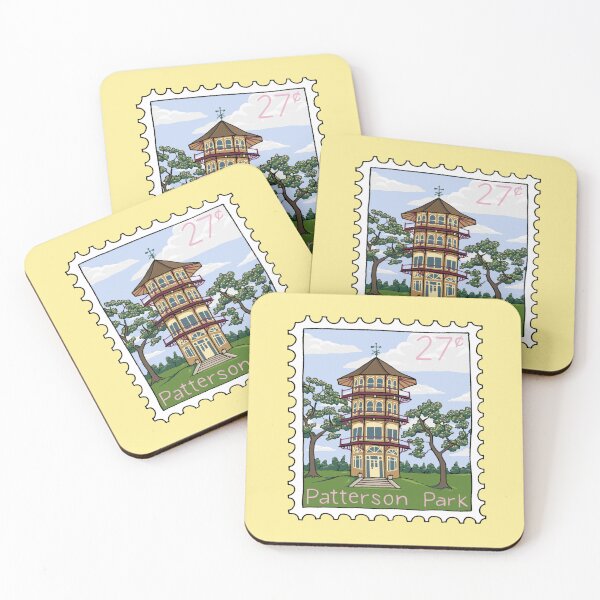 Item preview, Patterson Park Baltimore Stamp designed and sold by Elizabeth Weglein.