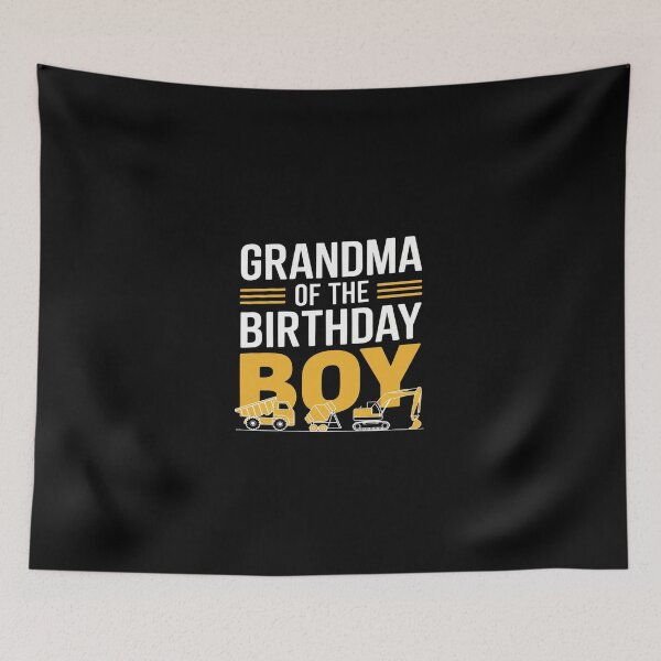 Item preview, Grandma Of Birthday Boy Construction Theme Party Matching  designed and sold by SyntaxClaw.