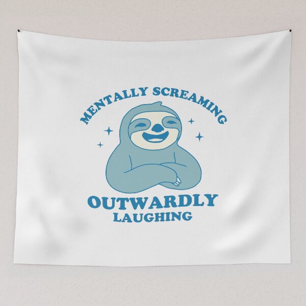 Item preview, Mentally Screaming, Outwardly Laughing designed and sold by NQArtist.