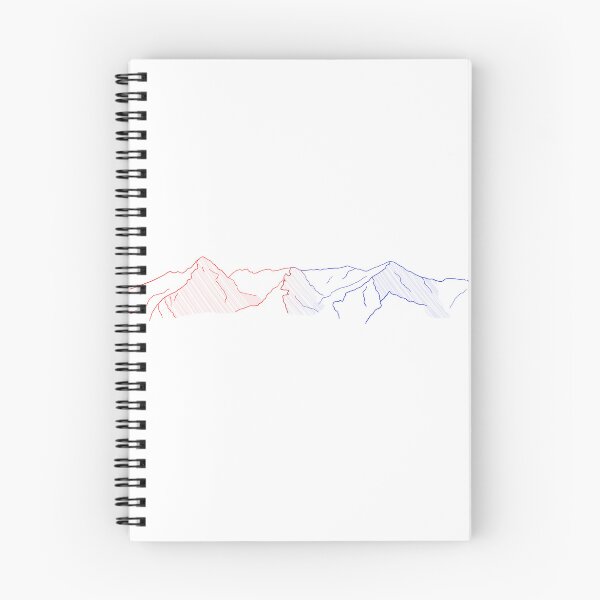 Item preview, Colorful Mount Elbert Minimal Line Art – Colorado Mountain Drawing designed and sold by Miner12055.