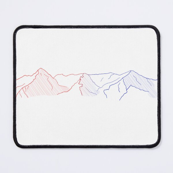 Item preview, Colorful Mount Elbert Minimal Line Art – Colorado Mountain Drawing designed and sold by Miner12055.