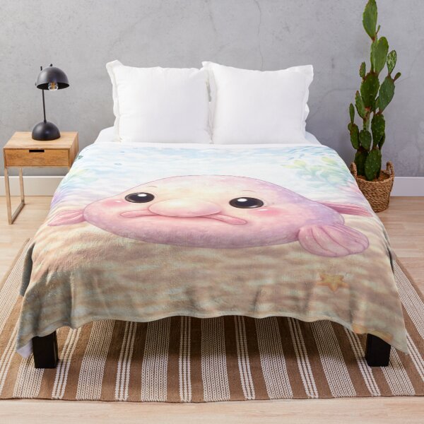 Item preview, Blobfish – Whimsical Watercolour Ocean Illustration designed and sold by inspired-works.