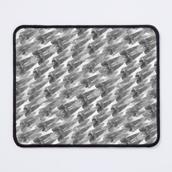 Item preview, Abstract Diagonal Mountain Pattern in Gray on White designed and sold by Artistestella.