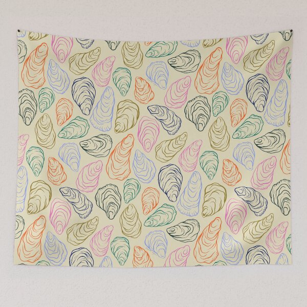 Item preview, Colorful Oyster Shells designed and sold by Elizabeth Weglein.