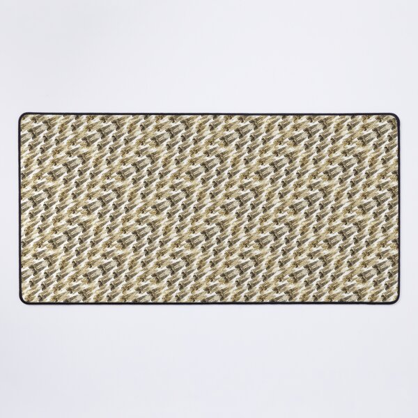 Item preview, Abstract Diagonal Mountain Pattern in Beige on White designed and sold by Artistestella.