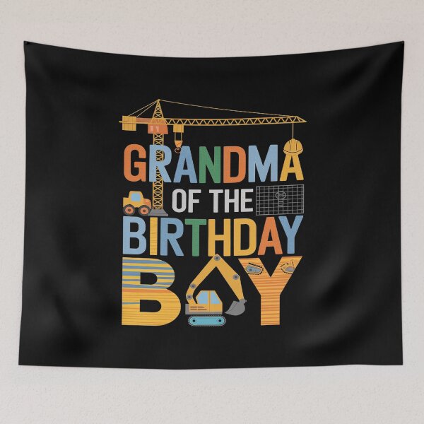 Item preview, Grandma of the Birthday Boy Construction Worker Bday Party  designed and sold by FadeOfThrone.
