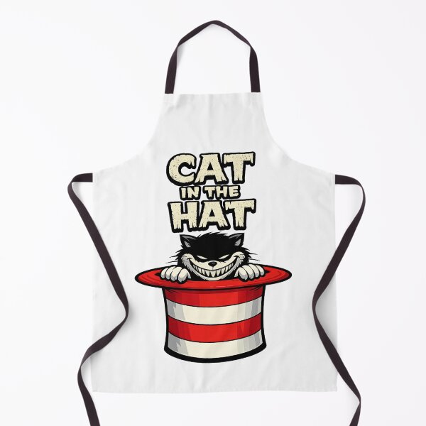 Item preview, Creepy Cat in the Hat Horror Parody Cartoon Design designed and sold by Sonic Nova Studios.