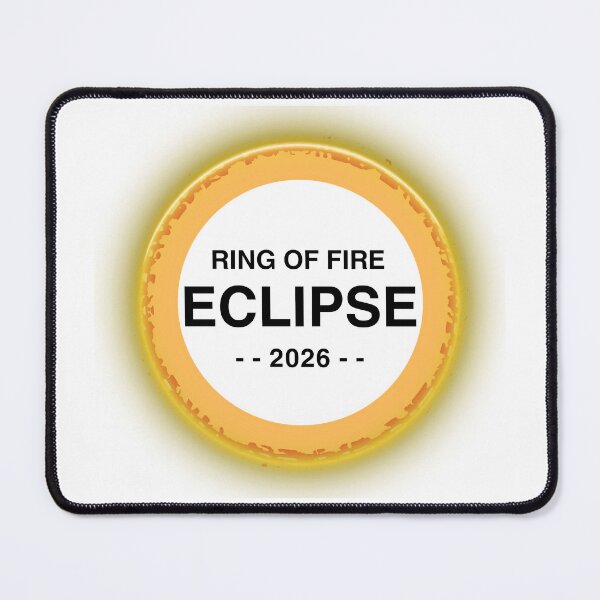 Item preview, Ring Of Fire Solar Eclipse 2026 – Rare Annular Cosmic Event Graphic Tee designed and sold by Teetreasure2.