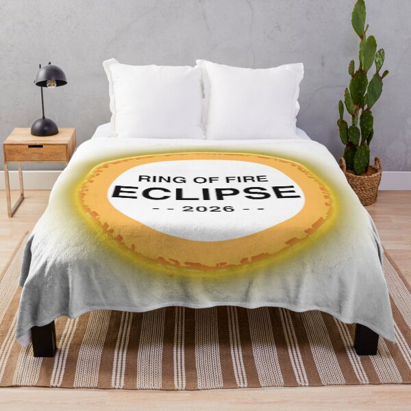 Item preview, Ring Of Fire Solar Eclipse 2026 – Rare Annular Cosmic Event Graphic Tee designed and sold by Teetreasure2.