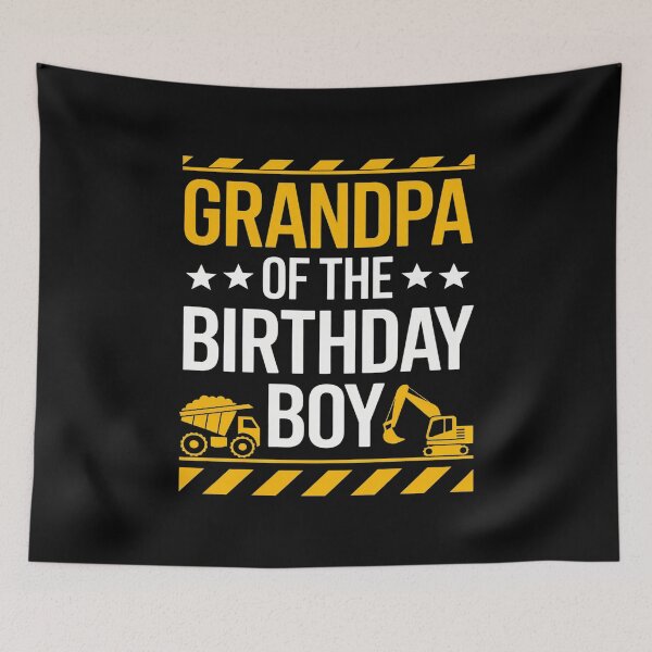 Item preview, Grandpa Of Birthday Boy Construction Theme Party Matching  designed and sold by FadeOfThrone.