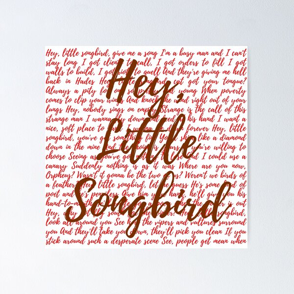 Item preview, Hadestown Lyrics designed and sold by broadwaygirl142.
