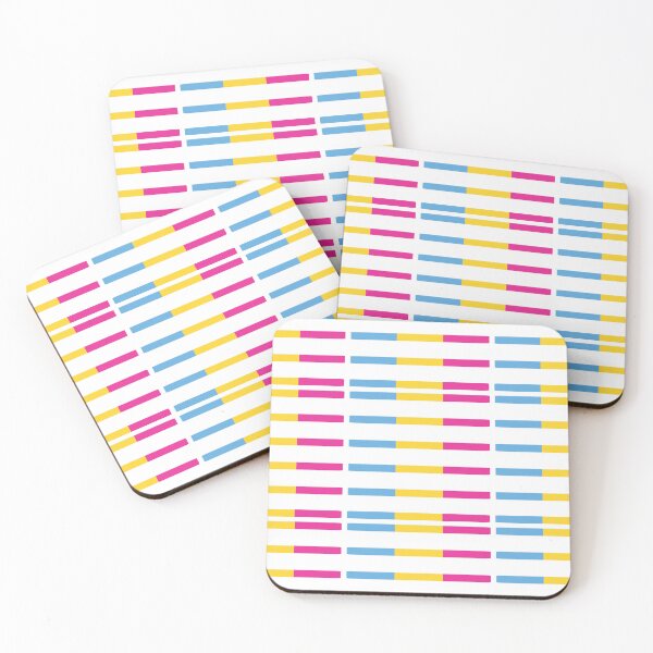 Item preview, Pansexual Pride Flag Bar Stickers Gay Sapphic Women designed and sold by TackyTime.