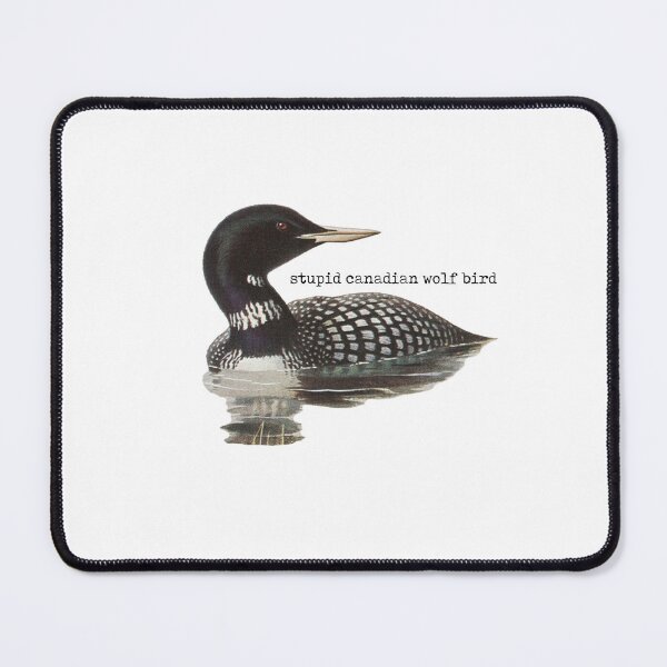 Item preview, Stupid Canadian Wolf Bird - Heated Rivalry / Cottage, Ilya Rozanov, Shane Hollander, Hollanov, vintage loon painting, stupid Canadian wolf bird designed and sold by RosefinchArt.
