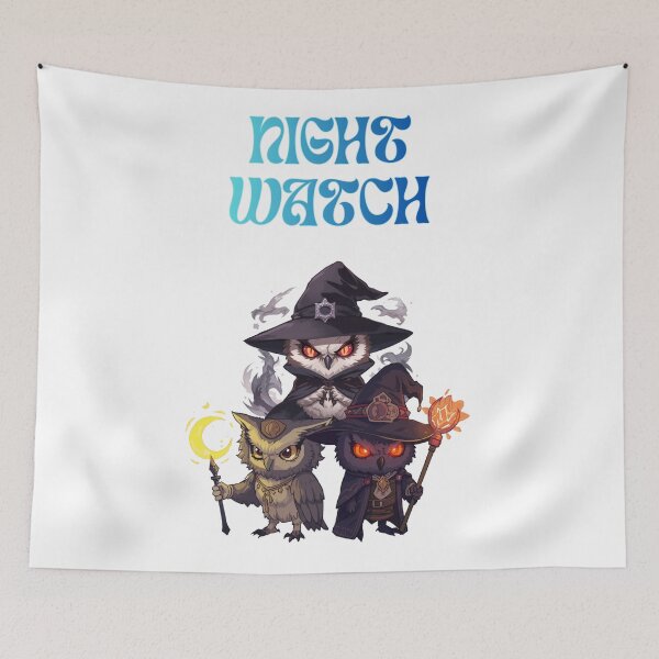 Item preview, Nightwatch Triad – The Three Arcane Owl Brothers designed and sold by Monzora.