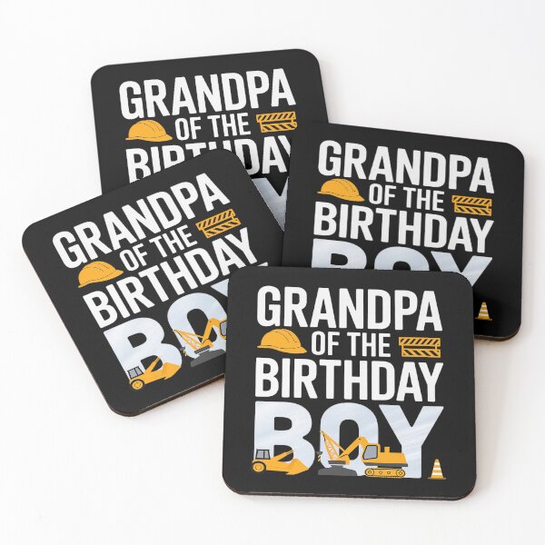 Item preview, Grandpa Of The Birthday Boy Construction Family Theme Party  designed and sold by MarryIsMonth.