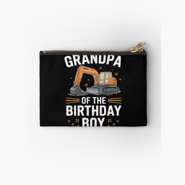 Item preview, Grandpa of The Birthday Boy Construction Party Excavator  designed and sold by FadeOfThrone.