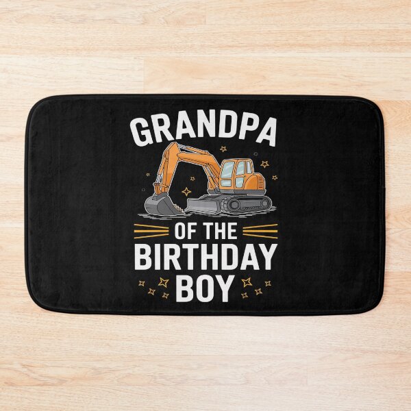Item preview, Grandpa of The Birthday Boy Construction Party Excavator  designed and sold by FadeOfThrone.