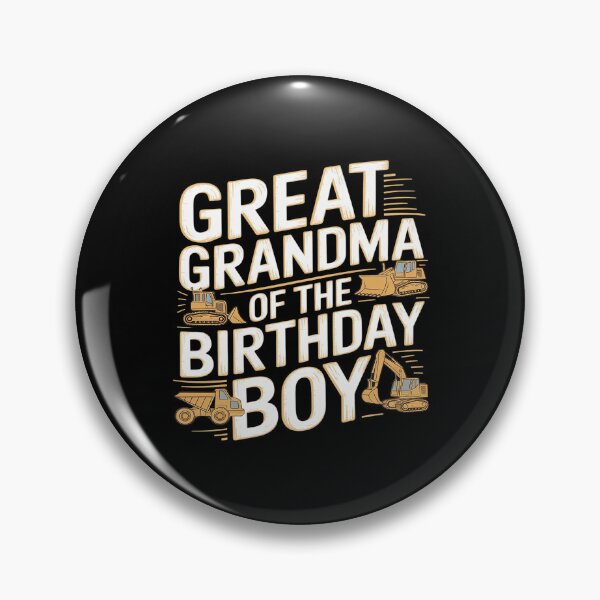 Item preview, Great Grandma of the Birthday Boy Construction Worker Bday  designed and sold by FadeOfThrone.