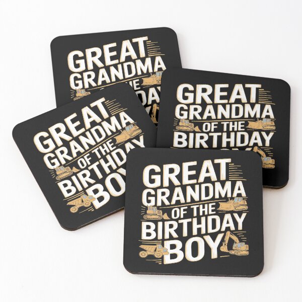 Item preview, Great Grandma of the Birthday Boy Construction Worker Bday  designed and sold by FadeOfThrone.